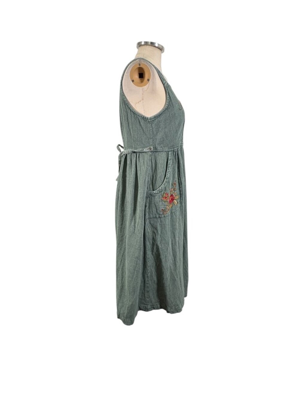 April Cornell Cottagecore Floral Embroidered Midi Dress Size XS - Picture 4 of 12